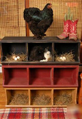 Chicken coop nesting box, amish crafted, many available
