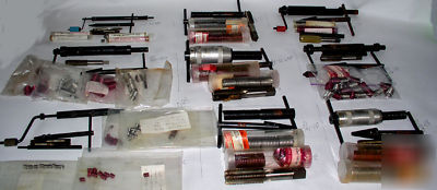 Helicoil taps, inserts, & installing tools, many sizes