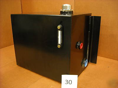 New 30 gallon hydraulic reservoir w/cap and sight glass