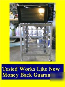 Moffat E25 convection oven s/s stand 6 racks clean # 3