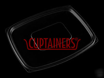 Plastic clear flat lid for 30-64 oz container (252CT)