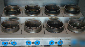 Rankin-delux model orsu-848-c 8 gas wok range