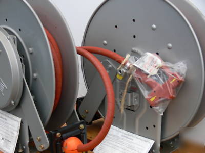 Strahman spring rewind hose (hannay) reels/spray nozzle