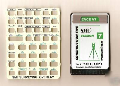 Smi cvce V7 construction 5 card for hp 48GX calculator