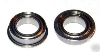 (10) SMF106-zz stainless flanged MR106 bearings, 6X10MM