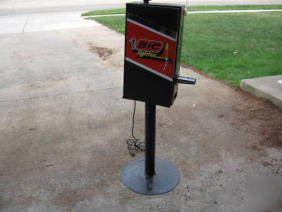 Bic lighter vending machine smoke shop/ retail store