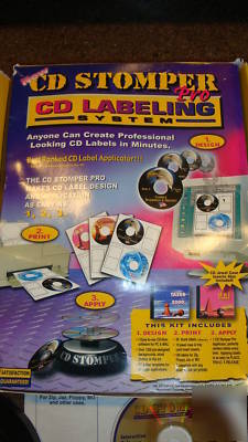 Cd stomper pro, labeling system, jewel cases & refills