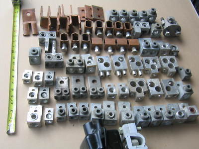 70+ilsco aluminum, copper electrical cabinet lugs more 