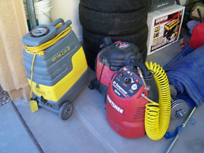 Mobile auto detail trailer car wash pressure washer 