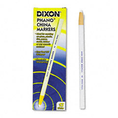Phano china marker, non-toxic, paper wrapped, whit DIX0