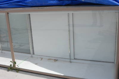Display showcase & matching register fixtures-used