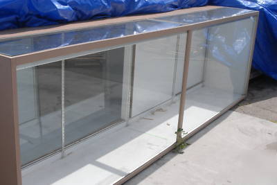 Display showcase & matching register fixtures-used