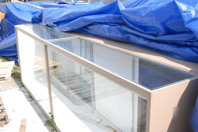 Display showcase & matching register fixtures-used