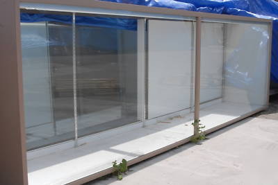 Display showcase & matching register fixtures-used
