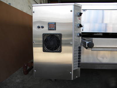 Quiet fire xlt conveyor pizza oven gas single deck
