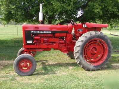 656 farmall tractor, diesel, 60 hp