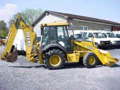 New john deere 310 sg 4X4 backhoe extenda-hoe tires