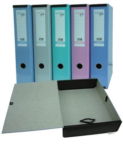 Pack of 2 premier plus pastel pink box file folders