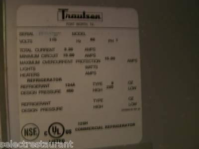 Traulsen undercounter compact refrigerator cooler