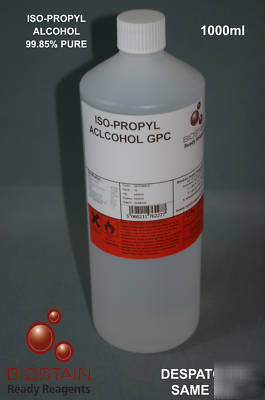 Ipa isopropyl alcohol isopropanol- 1 litre min 99% pure