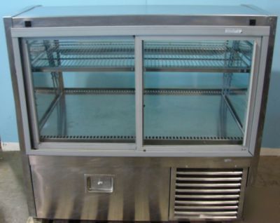 Set of two 4' randell curved refrigerated display cases