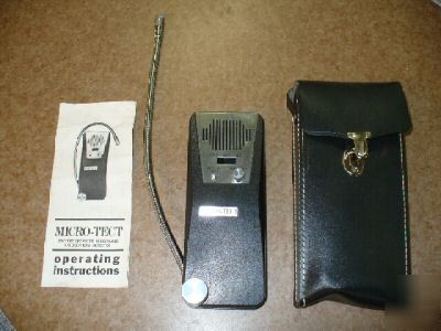  halogen leak detector micro-tect battery powered