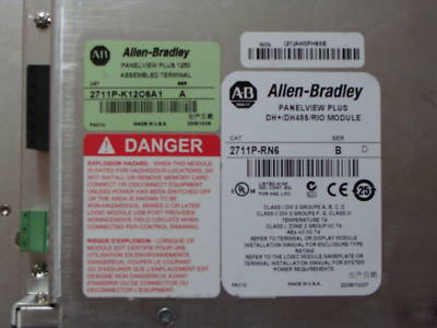 Allen bradley panelview plus 1250 #2711PRDK12C 