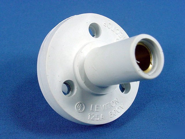 Leviton white 15 series panel cam receptacle 15R22-w