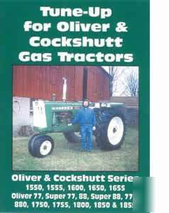 Oliver cockshutt tractor 770 880 1550 1555 tune-up dvd