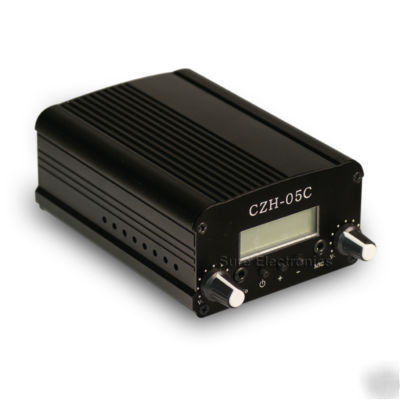 5W lcd fm pll transmitter + gp antenna + power supply