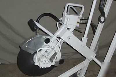 3 hydraulic portable tools, saw, breaker, compressor
