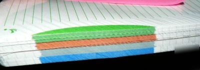600 sheets color-coded filler paper & quad/graph paper