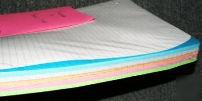 600 sheets color-coded filler paper & quad/graph paper