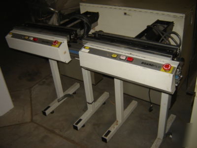 Universal boardflo pcb edge rail transport conveyors 