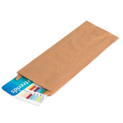 Shoplet select kraft gusseted merchandise bags 17 x 24