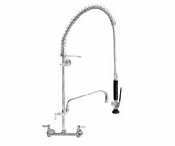 Fisher spring style wall mounted pre-rinse unit 14IN