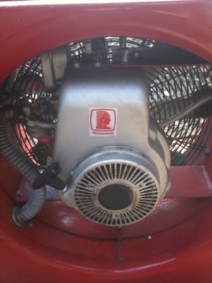 Two gas-powered blowers- 10,000CFM smoke ejectors