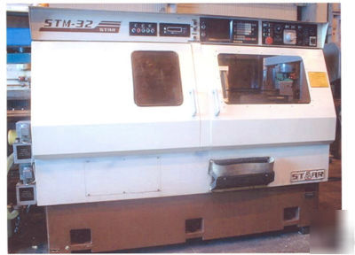 Star swiss cnc auto screw machine, model stm-32
