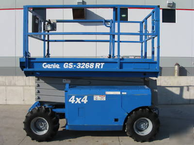 Genie GS3268RT man aerial scissor lift boom manlift 