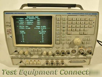 Marconi 2955B/2957B 1GHZ radio comms test set