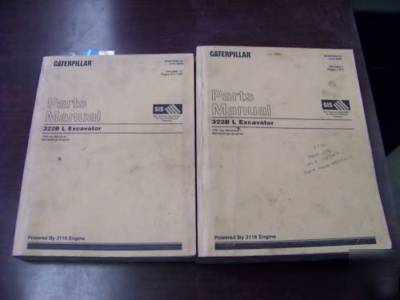 Caterpillar 322B l excavator parts manuals 1384 pages 