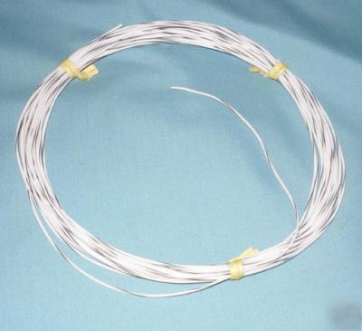 50 feet 20 gauge teflon coated silver plated wire 