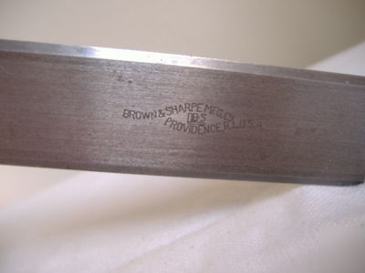 Brown & sharpe square 542 with beveled edges 4-1/2