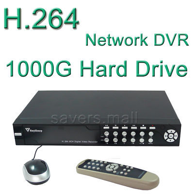 8 channel cctv security 1TB h.264 mobile phone view dvr