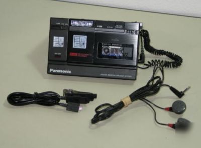 Panasonic rn-36 microcassette recorder + power speaker