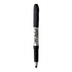 Bic mark-itt fine point permanent marker, rubber grip, 