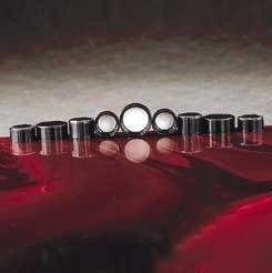 Qorpak black phenolic screw caps, pulp/vinyl : 5022/12