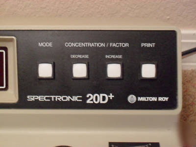 Milton roy spectronic 20D+ spectrophotometer exc. cond 
