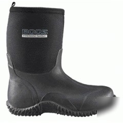 Bogs bogs women's classic mid boot,black,8 m 61152