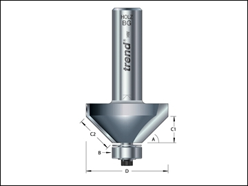 Trend 46/38 x 1/2 tct guided chamfer